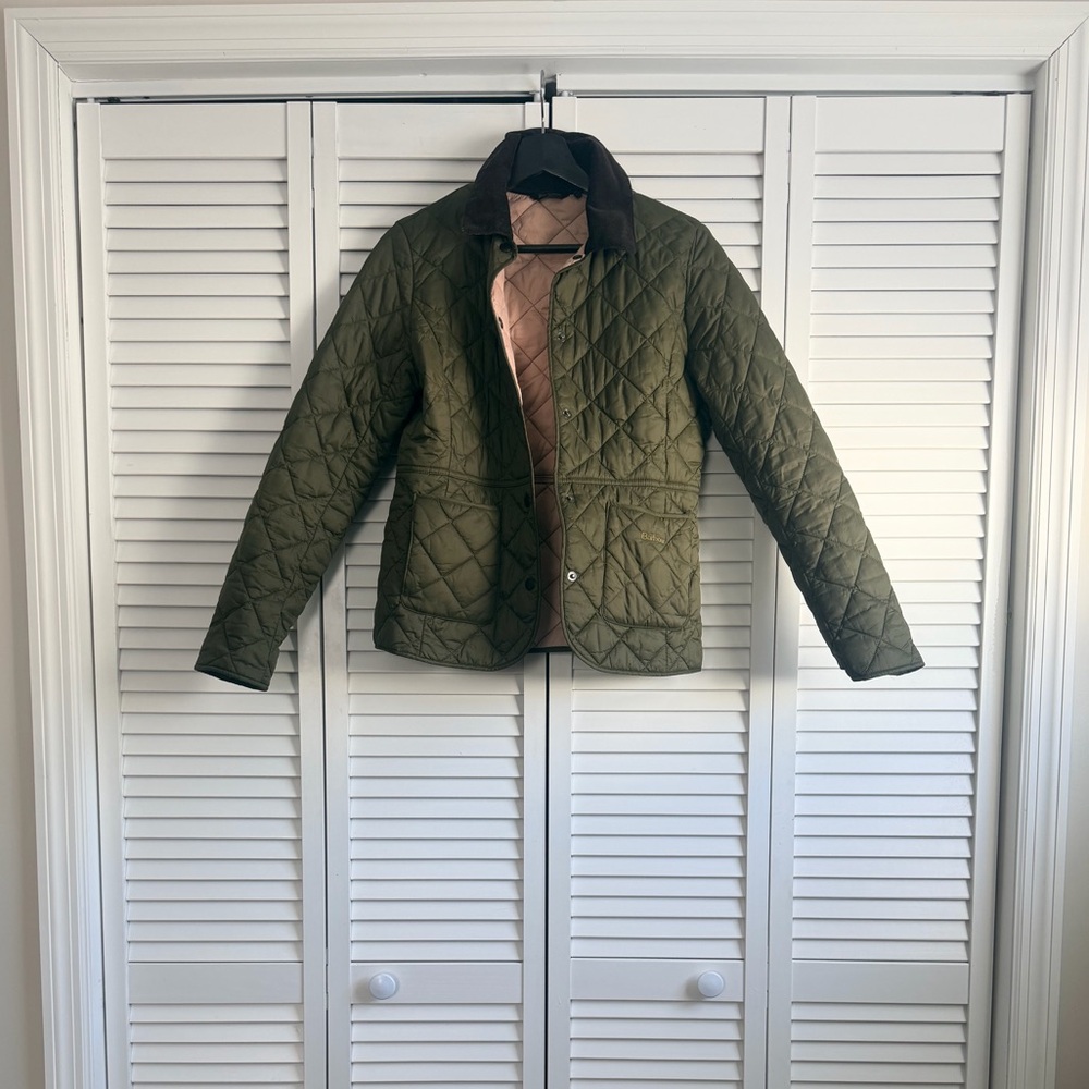 BARBOUR Annandale Quilted Jacket in Olive